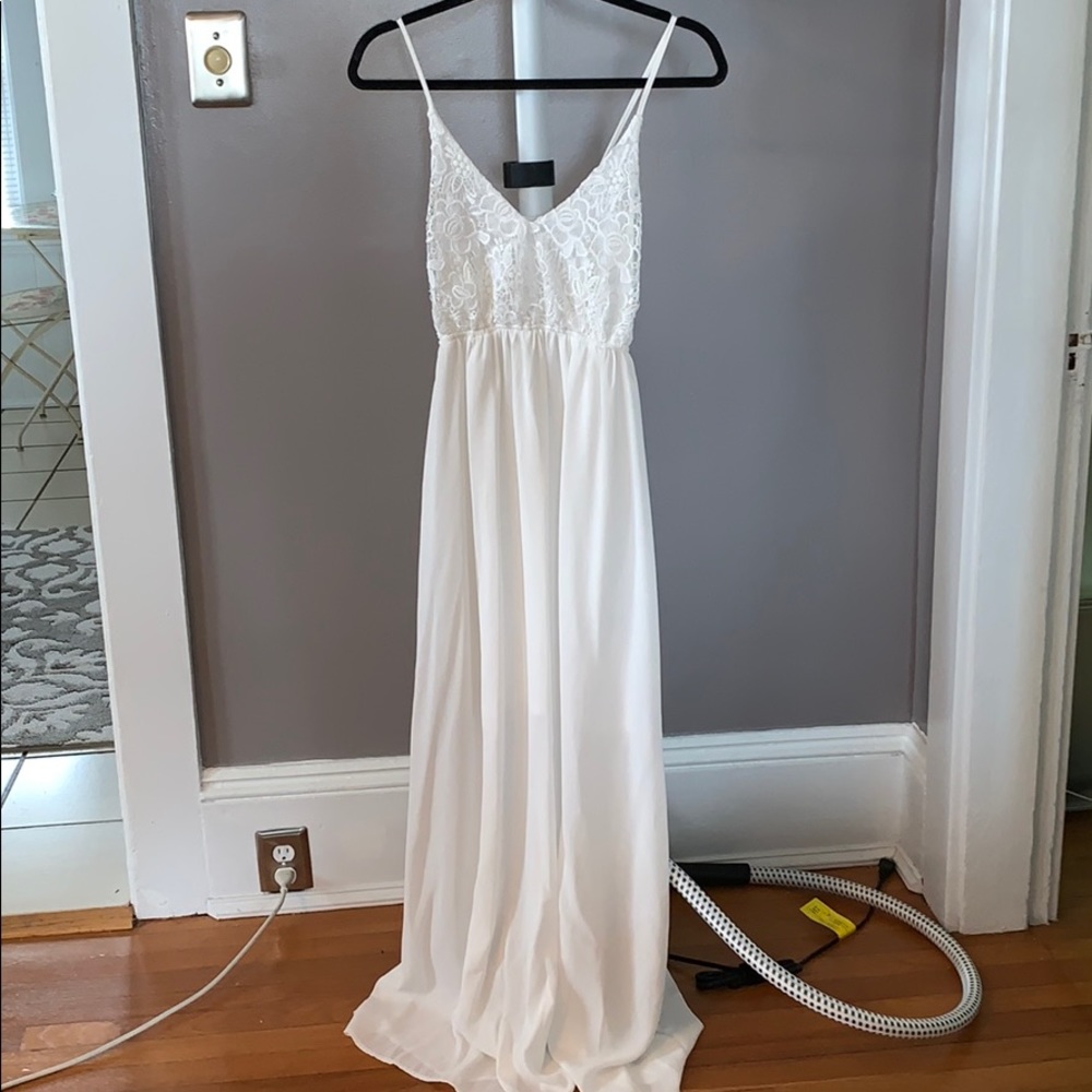 Open Back Maxi Dress